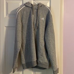 Adidas grey hoodie